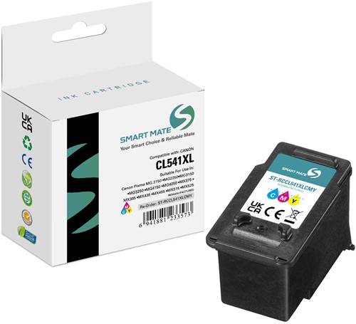 Smart Mate alternatief t.b.v. Canon Inkjet 5226B001 (CL541XL) Cyaan/Magenta/Geel 18 ml