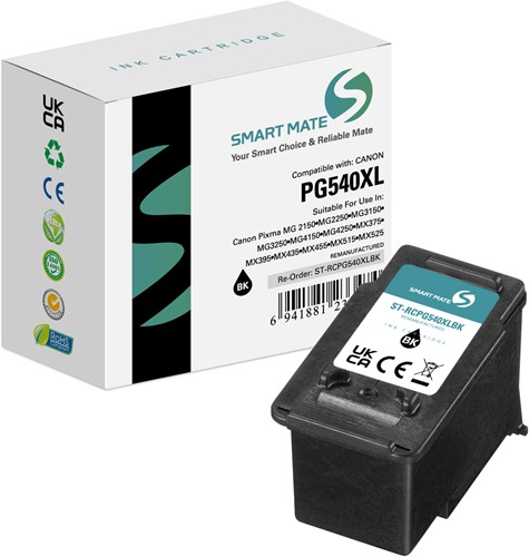 Smart Mate alternatief t.b.v. Canon Inkjet 5222B001 (PG540XL) Zwart 20 ml