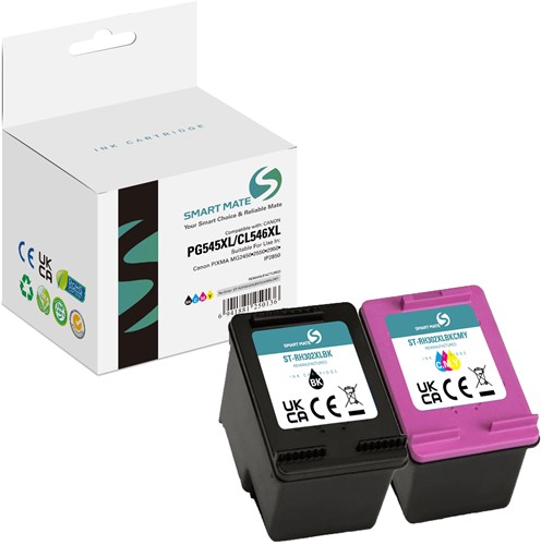 Smart Mate alternatief t.b.v. HP Inkjet F6U68AE/F6U67AE (302XL) Zwart/Cyaan/Magenta/Geel 36 ml