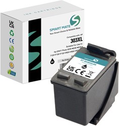 Smart Mate alternatief t.b.v. HP Inkjet T6N04AE (303XL) Zwart 18 ml