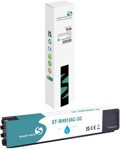 Smart Mate alternatief t.b.v. HP Inkjet F6T77AE (913A) Cyaan 50 ml