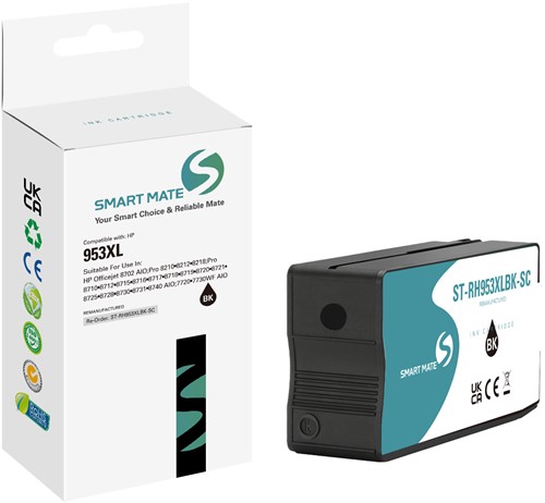 Smart Mate alternatief t.b.v. HP Inkjet L0S70AE (953XL) Zwart 54 ml