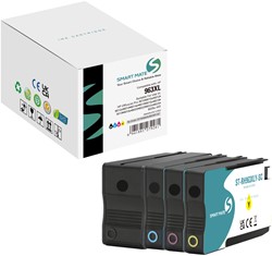 Smart Mate alternatief t.b.v. HP Inkjet 3YP35AE (963XL) Zwart/Cyaan/Magenta/Geel 58.0/25.8/25.8/25.8 ml