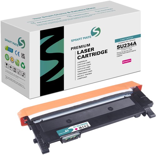 Smart Mate alternatief t.b.v. Samsung Toner SU234A (CLT-M404S) Magenta 1000 afdrukken