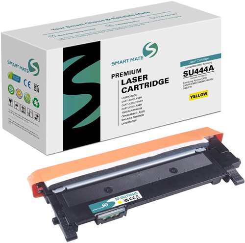 Smart Mate alternatief t.b.v. Samsung Toner SU444A (CLT-Y404S) Geel 1000 afdrukken