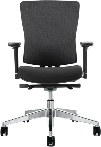 Ergonomische bureaustoel Tzjair Isabella - dichte rugleuning