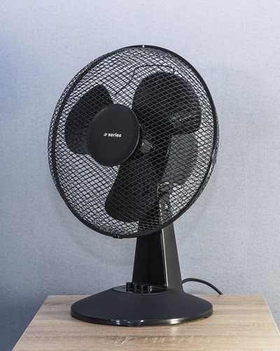 Tafelventilator Ø30cm, zwart