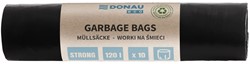 Vuilniszakken Donau Eco - extra sterk, zwart, 120 L - 10 stuks